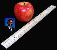 Apple and Ruler with R. Forrest